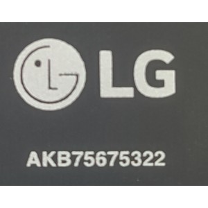 CONTROL REMOTO  ORIGINAL NUEVO PARA TV LG / NUMERO DE PARTE AKB75675322 / B219 0H/S19-5 / PS-HK / MODELOS 32LM505BBUA / 28LM430B-PU / 32LM500BPUA / 28LM400BPU